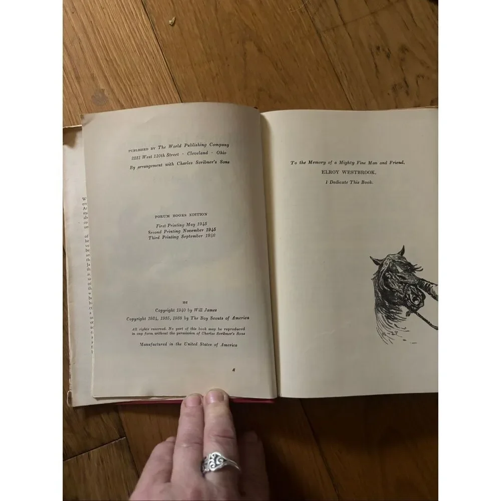Horses I Have Known by Will James Hardcover with Dust Jacket